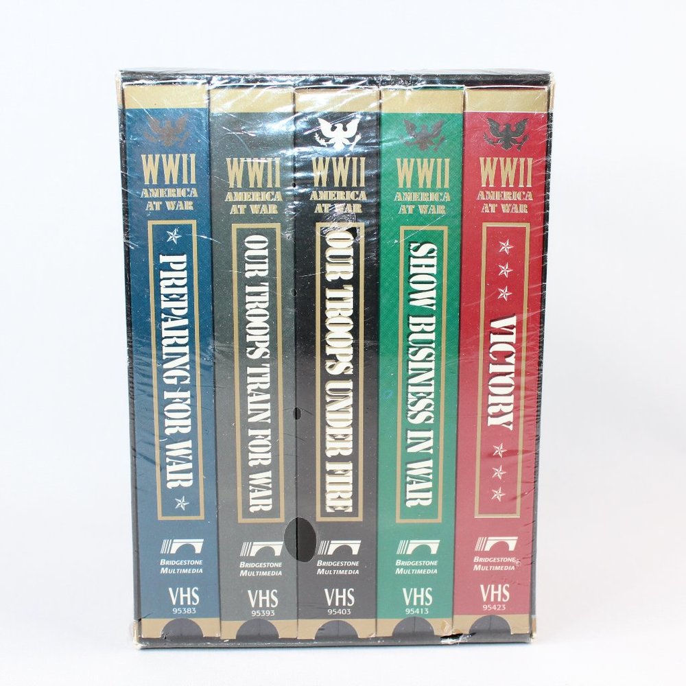 WWII America At War VHS Collection 50th Anniversary #155